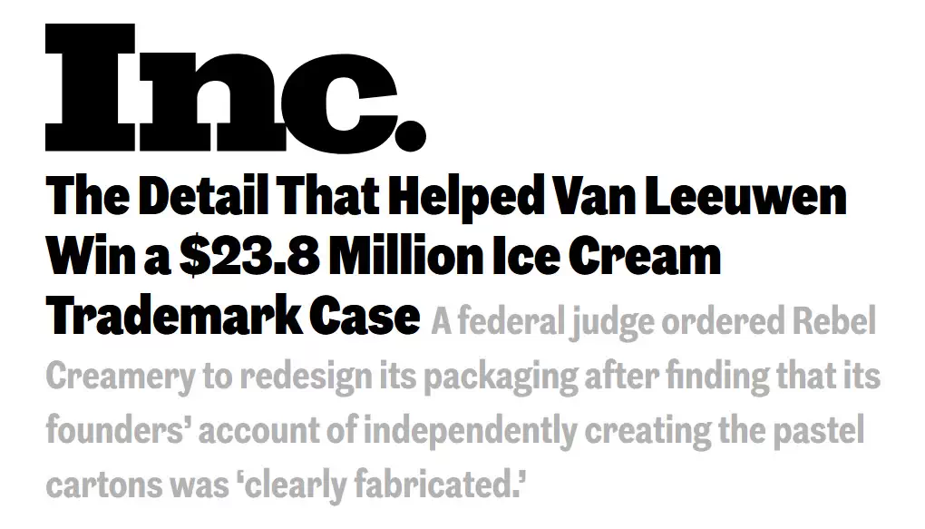 The Detail That Helped Van Leeuwen Win a $23.8 Million Ice Cream Trademark Case